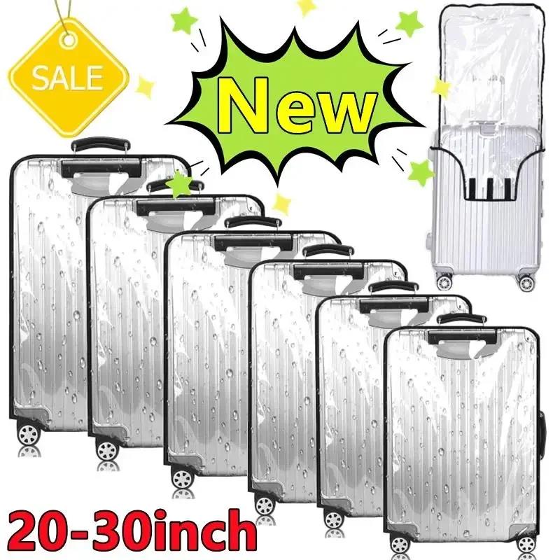 Waterproof Suitcase Cover Protector - Yeni 20-30 inç Bagaj Kapağı Şeffaf