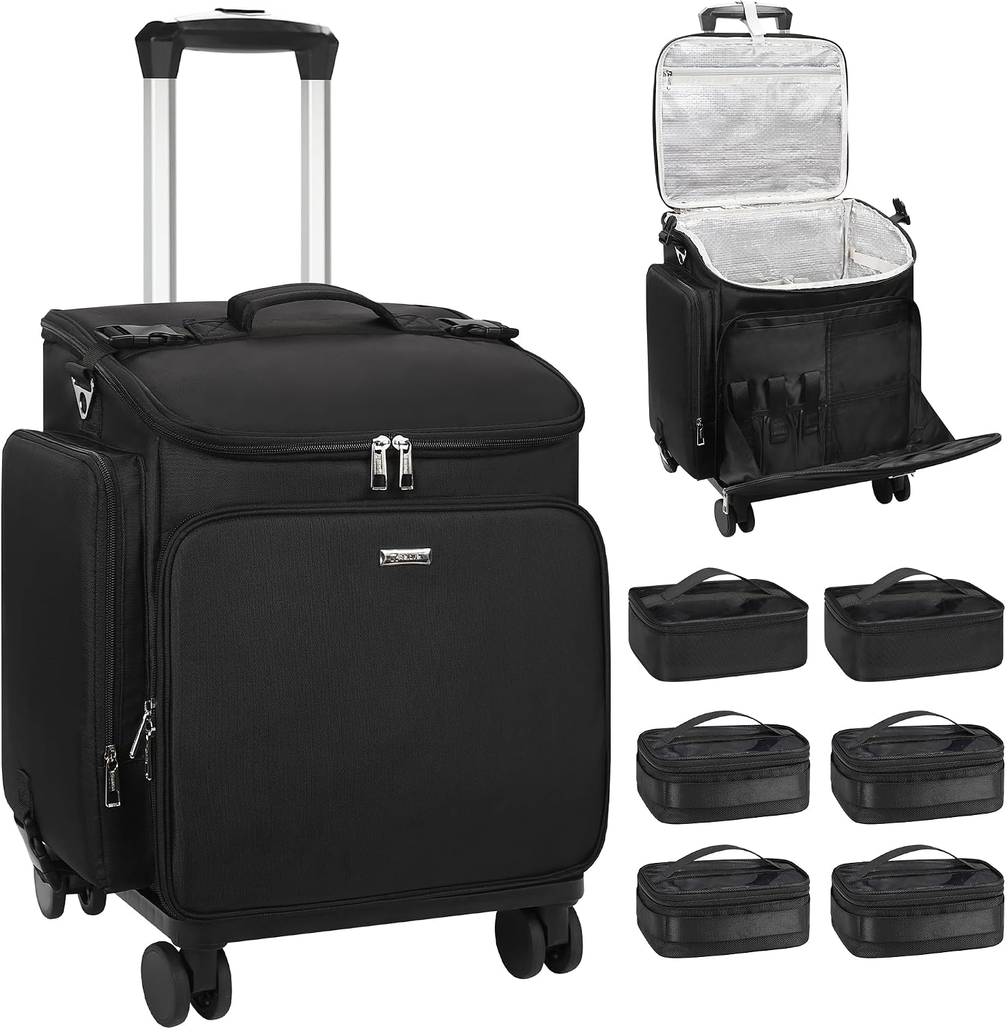 Travel Bags - Tekerlekli Makyaj Çantası, Saç Şekillendirme Araçları