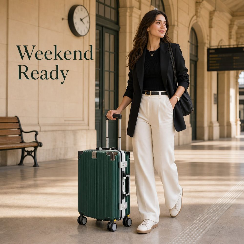Aluminum Frame Carry On Luggage - Uçak Taşıma Onaylı Valiz, Alüminyum Çerçeveli