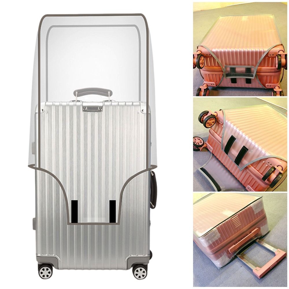 Waterproof Suitcase Cover Protector - 16-28 inç Seyahat Bagaj Kapağı PVC