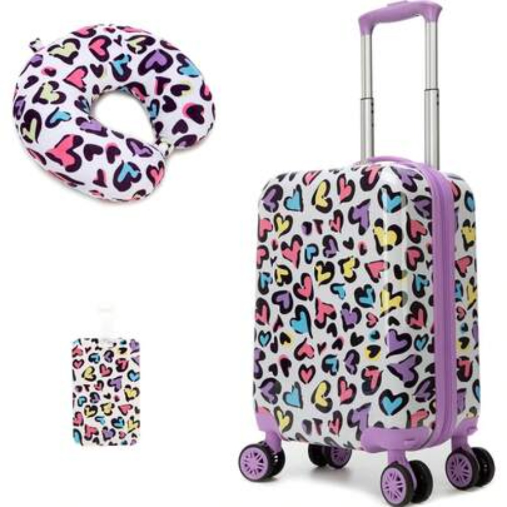 Expandable Hard Shell Luggage Set - 2 Parçalı Döner Tekerlekli Bavul Seti,