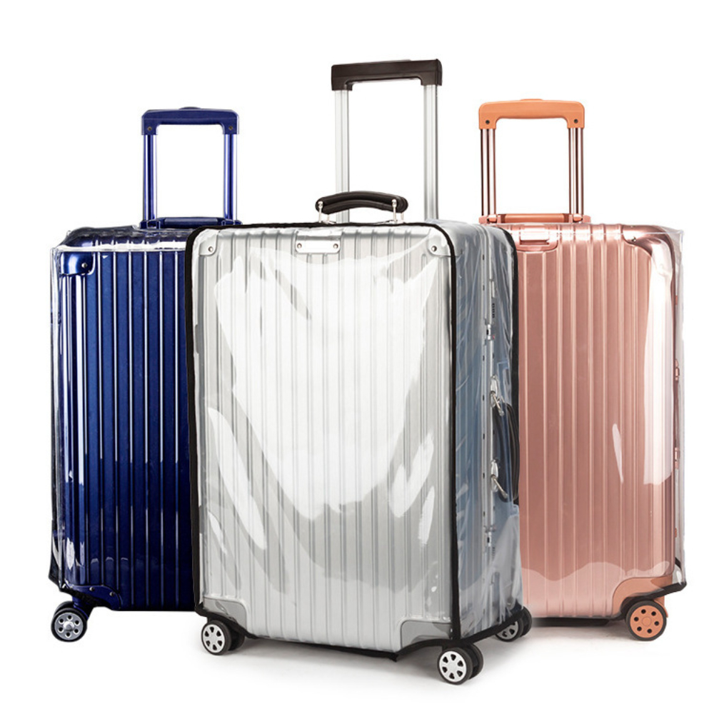 Luggage Protective Cover Transparent - Bavul koruyucu kılıfı, şeffaf toz geçirmez