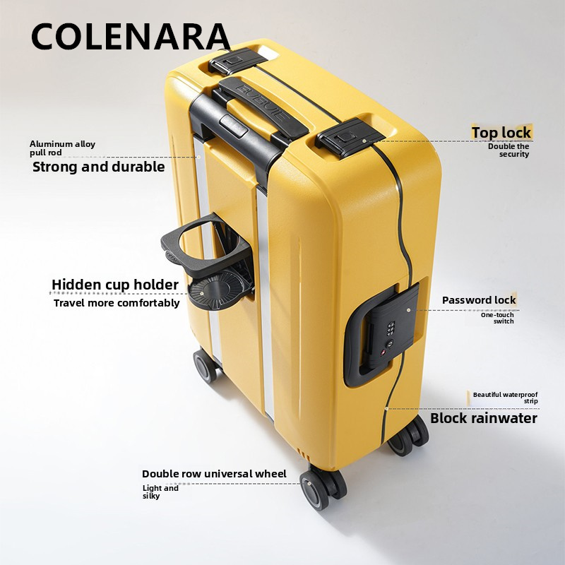 Spinner Wheel Rolling Suitcase 20 Inch - COLENARA Bagaj Seyahat Çantası 20''24''28''32 İnç