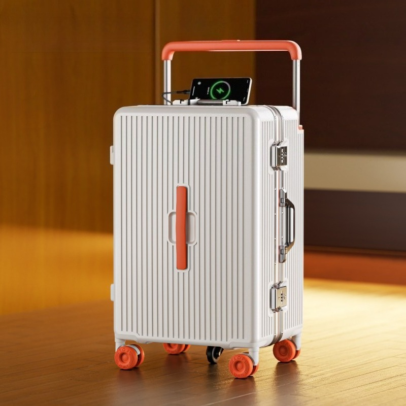 Aluminum Frame Carry On Luggage - 20-28 İnç Geniş Saplı Seyahat Çantası