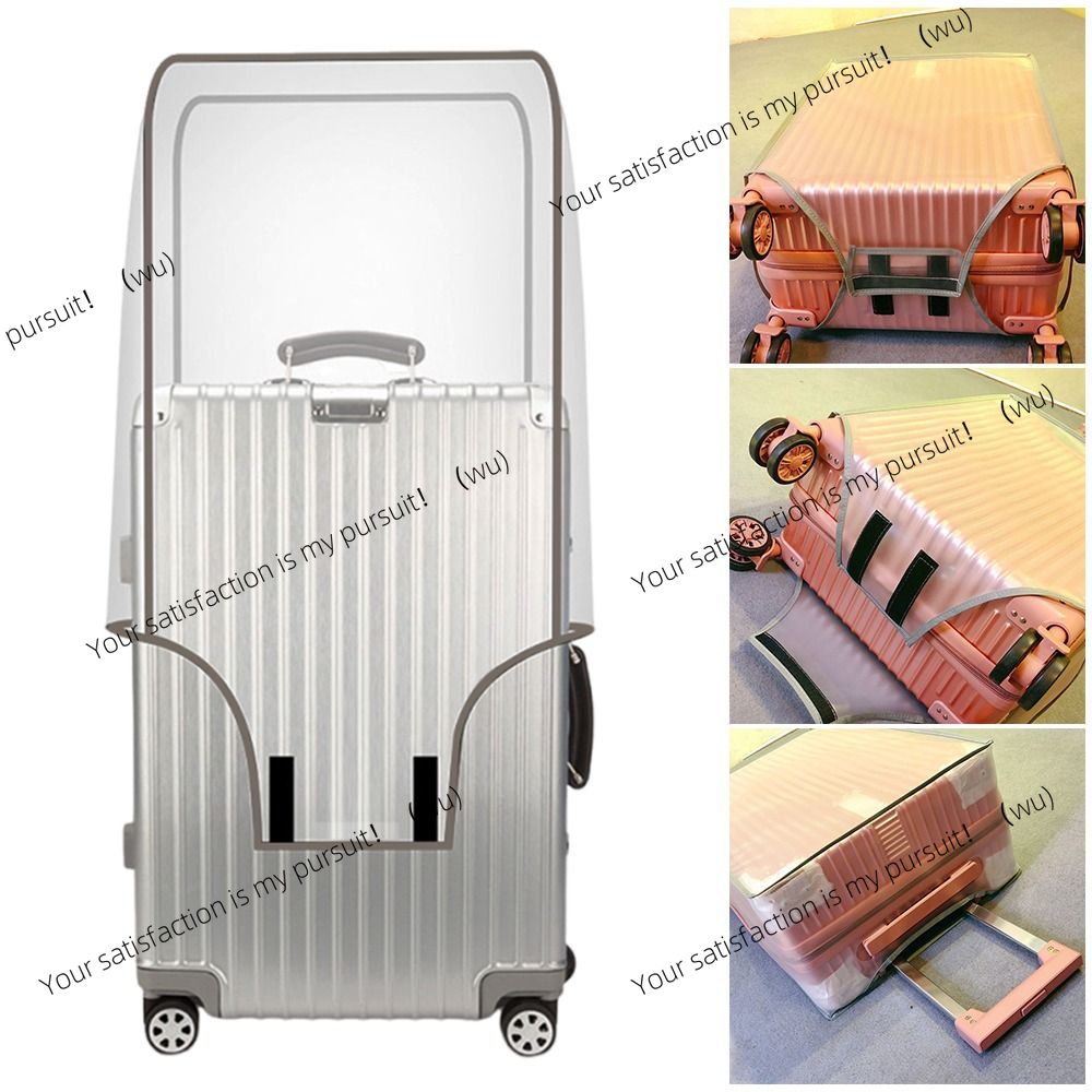 Luggage Protective Cover Transparent - PVC seyahat şeffaf su geçirmez bagaj