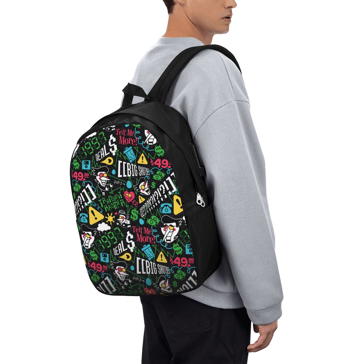 Backpacks - Deltarune SPAMTON G Sırt Çantası Seyahat