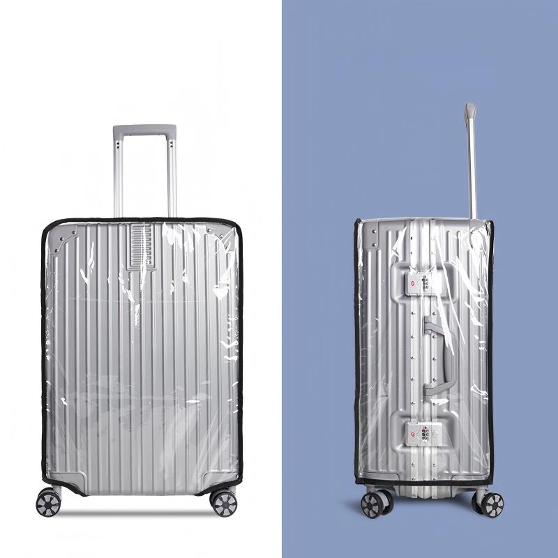 Luggage Protective Cover Transparent - 16-28 İnç Şeffaf PVC Bagaj Kılıfı