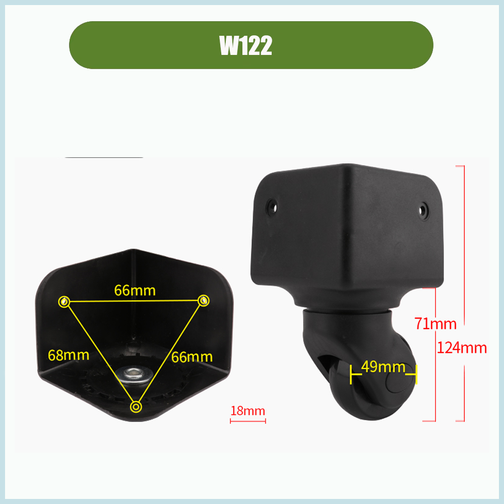Silent Replacement Luggage Wheels - Valiz Tekerlek Tamir Aksesuarları Evrensel Tekerlek