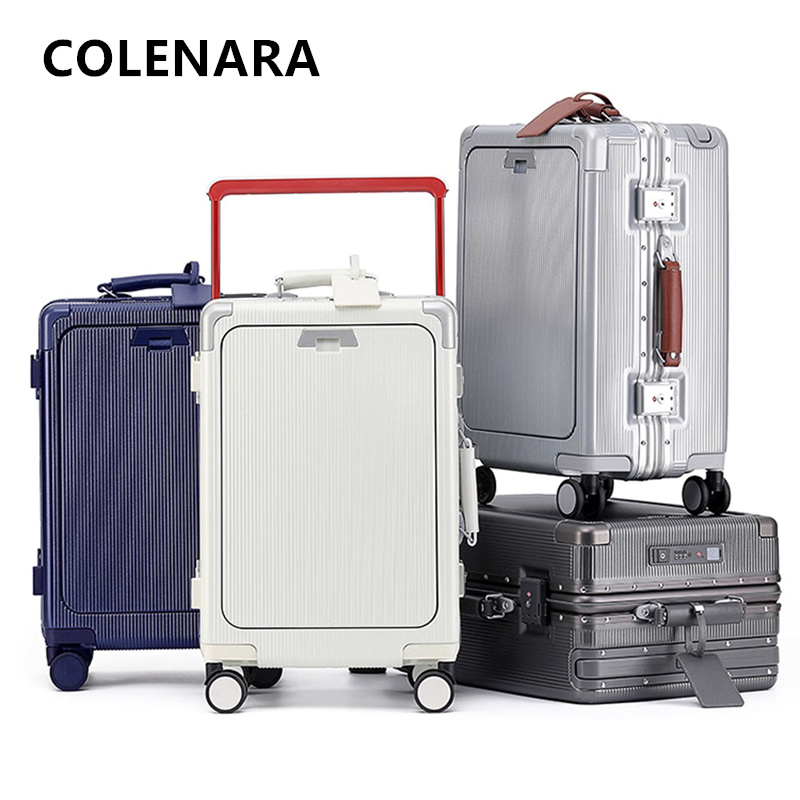 Front Opening Laptop Luggage 24 Inch - COLENARA Laptop Bavul 20