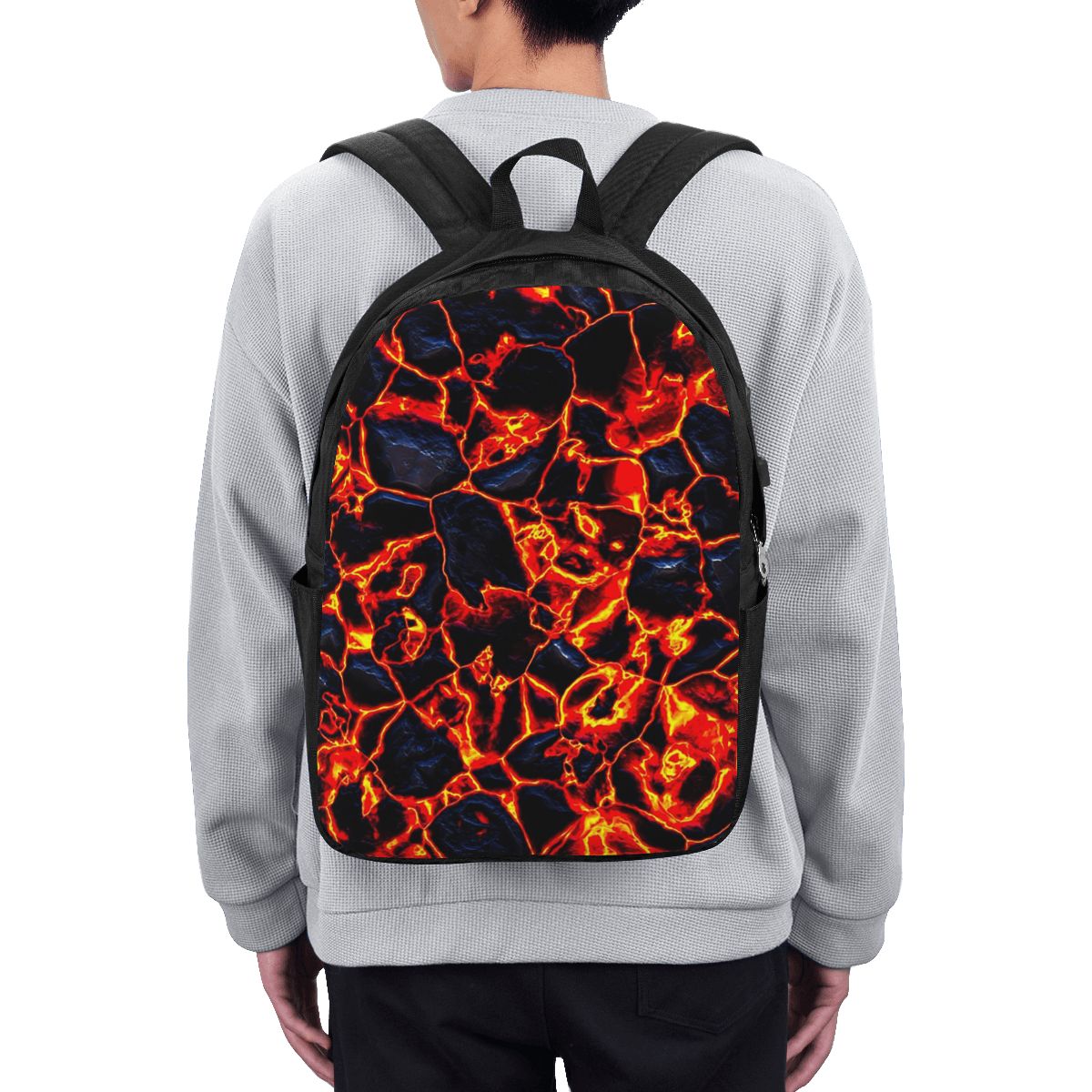 Travel Bags - Magma Volkan Lav Ateşi Sırt Çantası