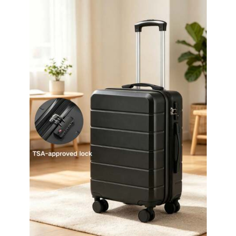 Cabin Size Lightweight Travel Trolley - 20 İnç Genişletilebilir ABS Sert Valiz