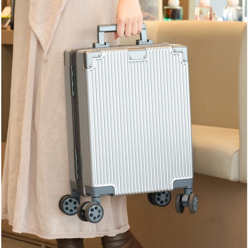 Aluminum Frame Carry On Luggage - 16 inç Kabin Boy Valizi, Çocuk
