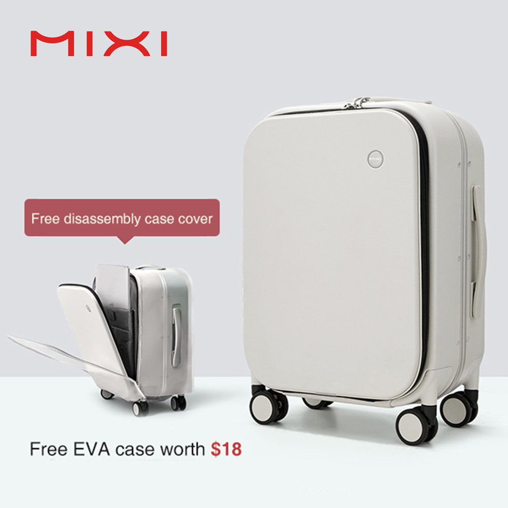 Aluminum Frame Carry On Luggage - Mixi Patent Tasarım Alüminyum Çerçeve Bavul