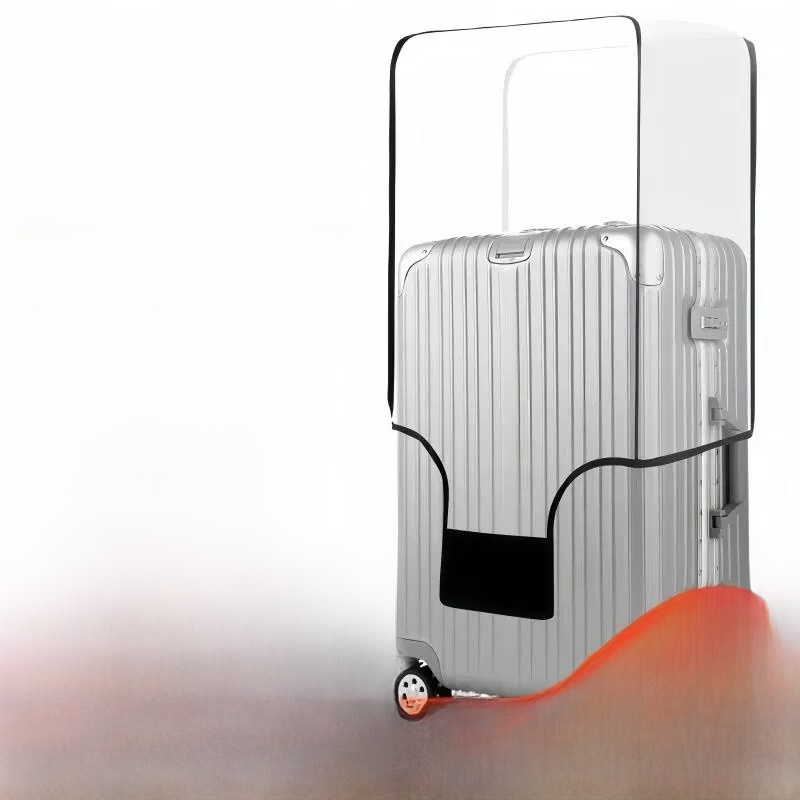 Luggage Protective Cover Transparent - Kalınlaştırılmış Su Geçirmez Şeffaf Bagaj Kılıfı,