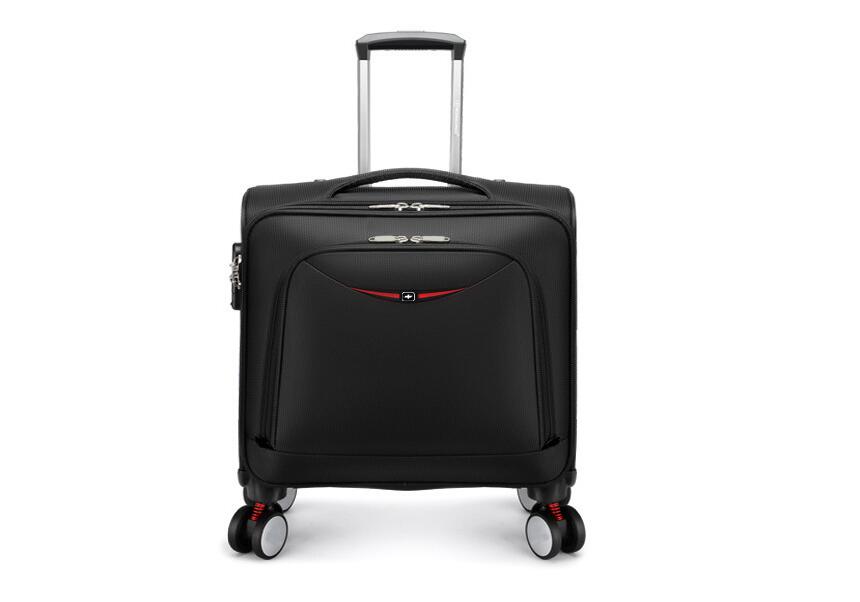 Spinner Wheel Rolling Suitcase 20 Inch - Erkekler iş 18 inç Spinner bavul