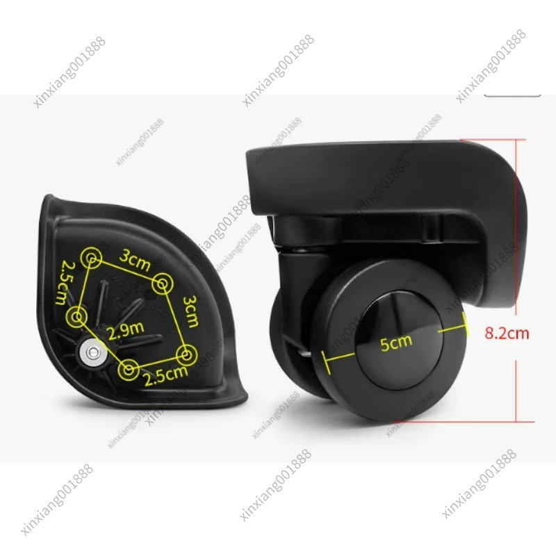 Silent Replacement Luggage Wheels - DISSONA Bagaj Yedek Tekerlekleri, Hongsheng A-58