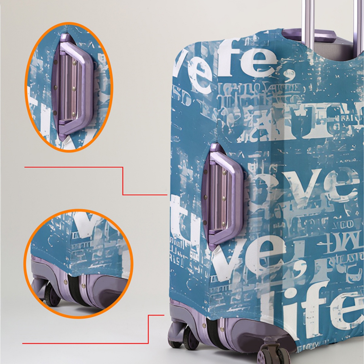 Bagaj Kapağı Koruyucu Elastik  - Waterproof Suitcase Cover Protector incelemesi ve fiyatı