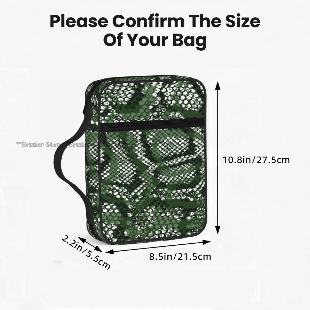 Yeşil Yılan Derisi Desenli İnc - Handbags incelemesi ve fiyatı
