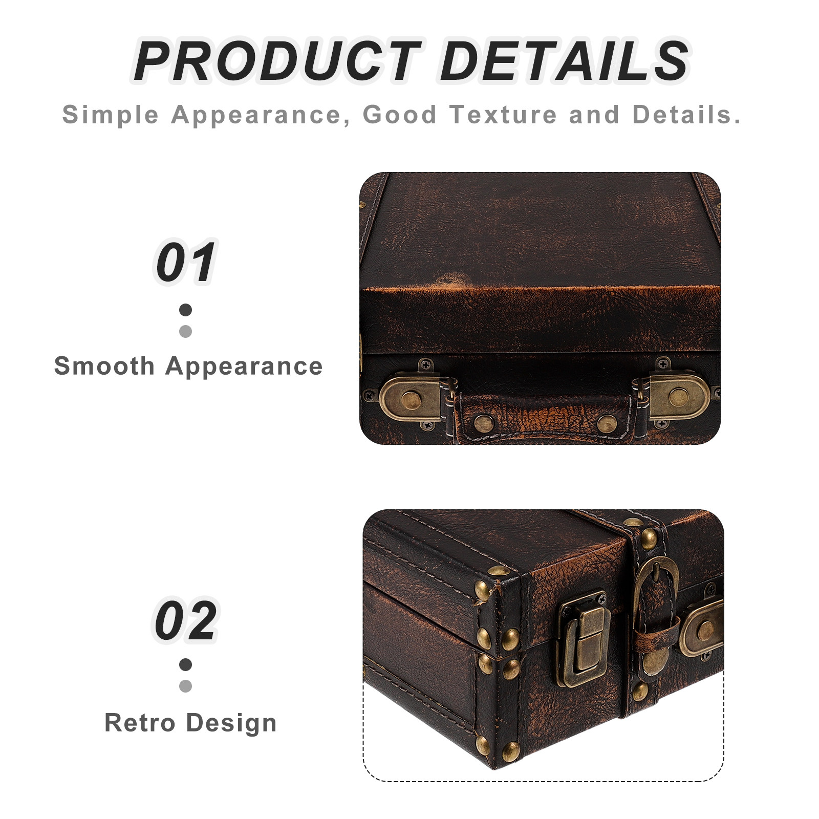 Vintage Valiz Fotoğraf Propu A - Retro Vintage Trunk Suitcase incelemesi ve fiyatı