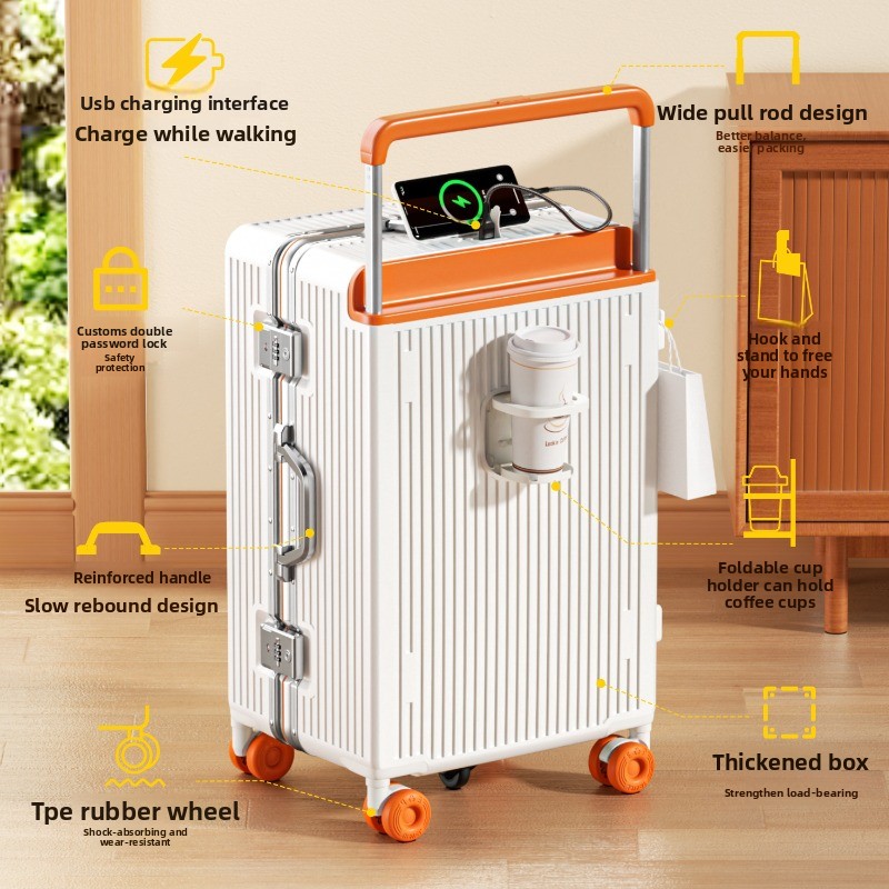 20-28 İnç Geniş Saplı Seyahat  - Aluminum Frame Carry On Luggage incelemesi ve fiyatı