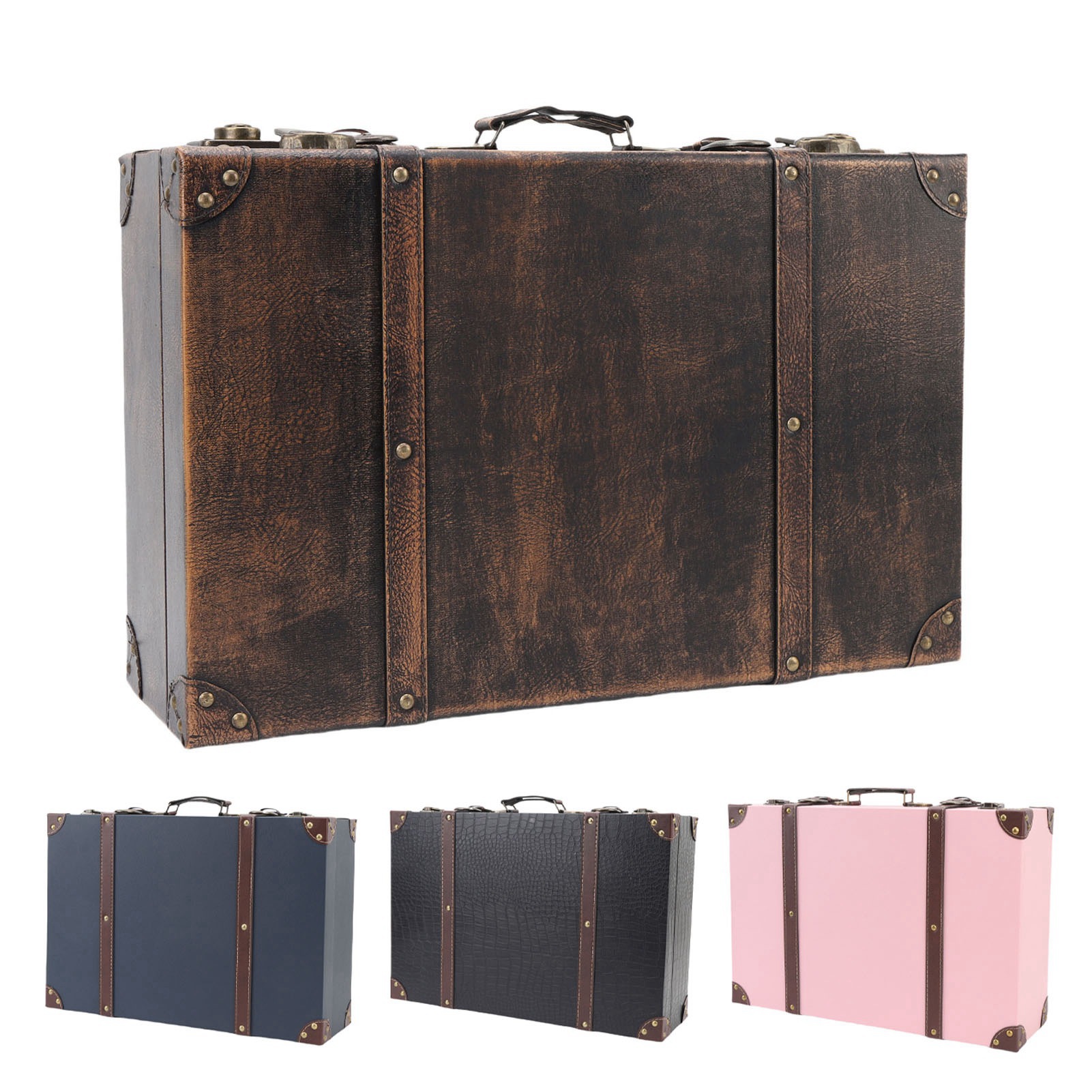 Vintage Bavul Kutusu Seyahat T - Retro Vintage Trunk Suitcase incelemesi ve fiyatı