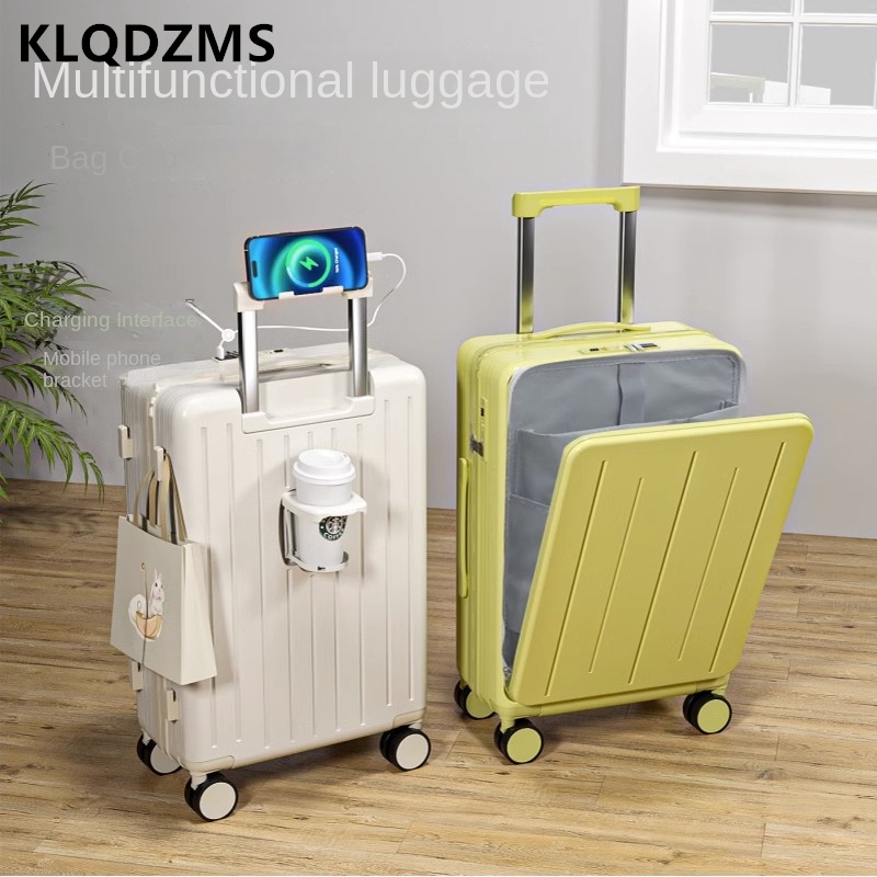 KLQDZMS Yüksek Kaliteli Bavul  - Front Opening Laptop Luggage 24 Inch incelemesi ve fiyatı