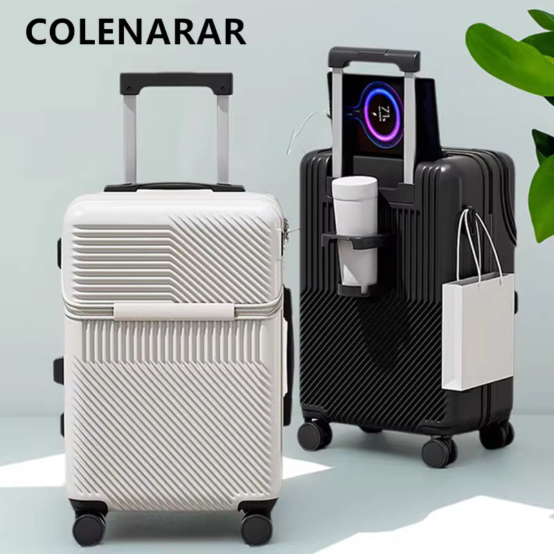 COLENARA Şarjlı Bagaj Ön Açılı - Front Opening Laptop Luggage 24 Inch incelemesi ve fiyatı