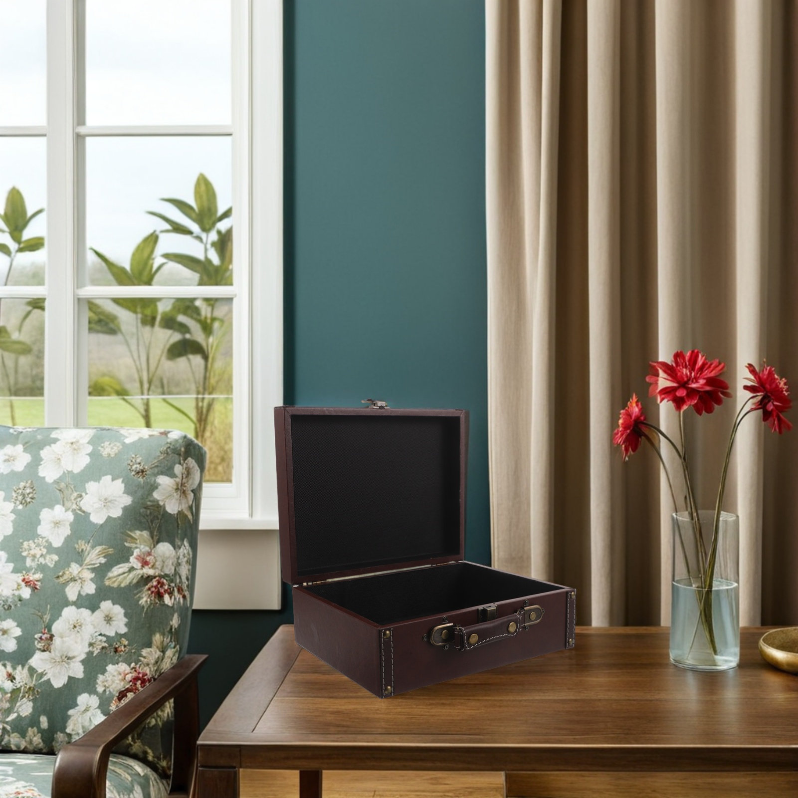 Vintage Bavul Dekorasyonu Retr - Retro Vintage Trunk Suitcase incelemesi ve fiyatı