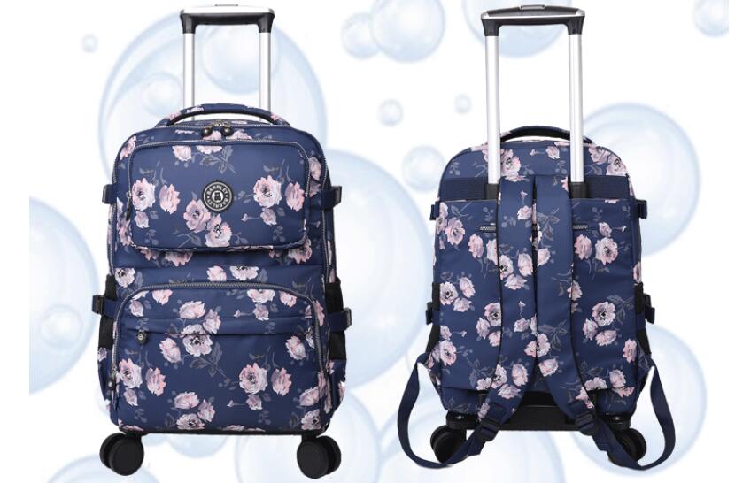 Kadınlar seyahat arabası bavul - Foldable Rolling Luggage Bag incelemesi ve fiyatı