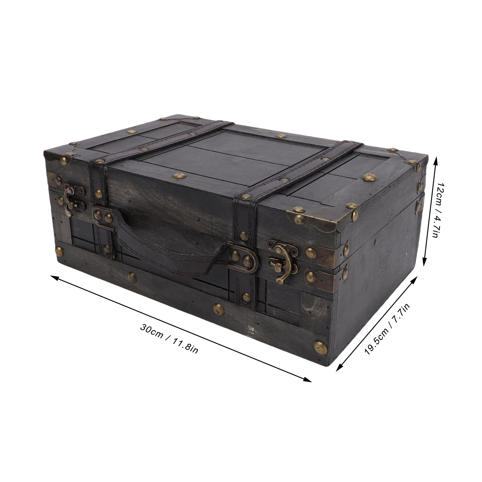 Ahşap Saklama Sandığı Ahşap Sa - Retro Vintage Trunk Suitcase incelemesi ve fiyatı
