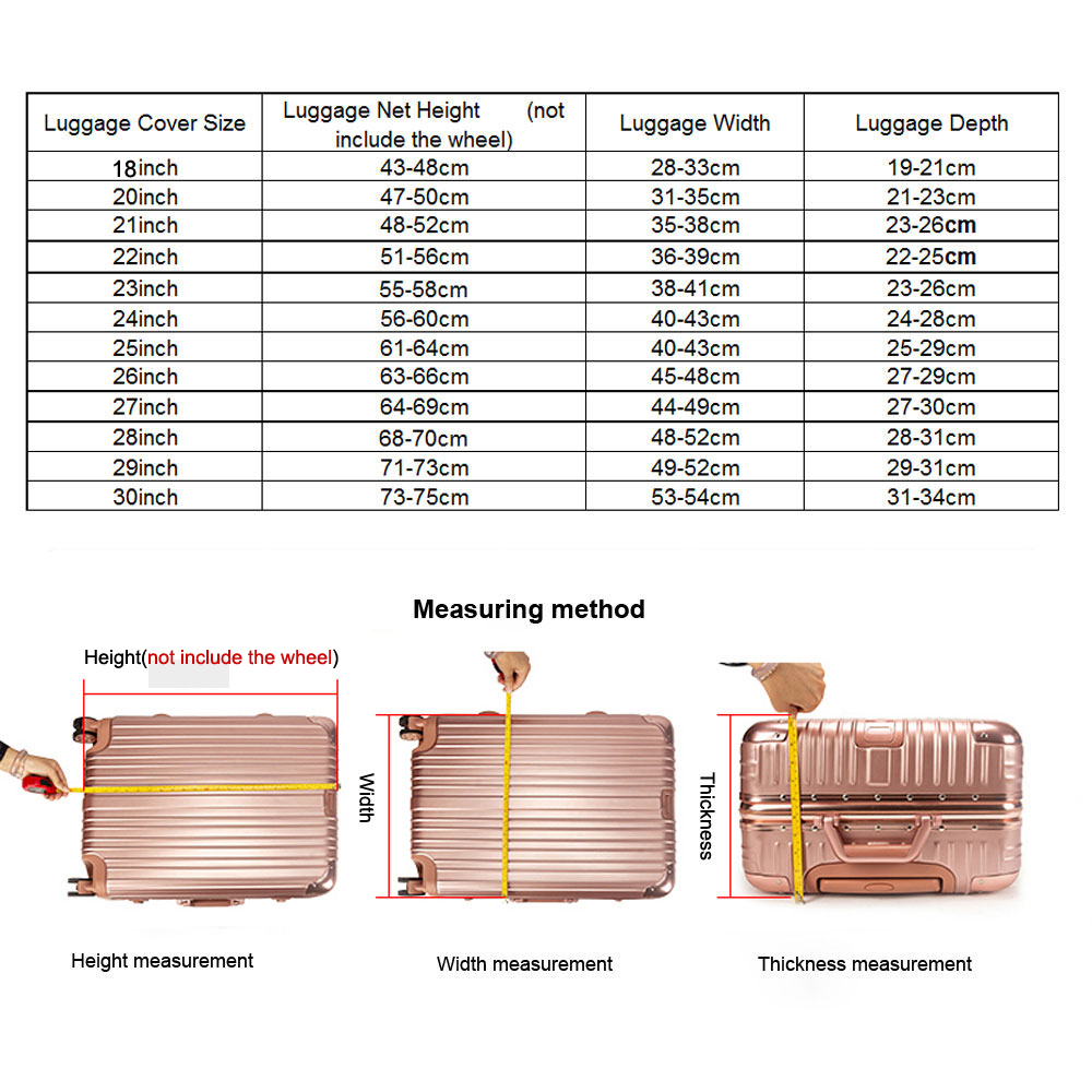 Şeffaf PVC Bagaj Kapağı Su Geç - Luggage Protective Cover Transparent incelemesi ve fiyatı