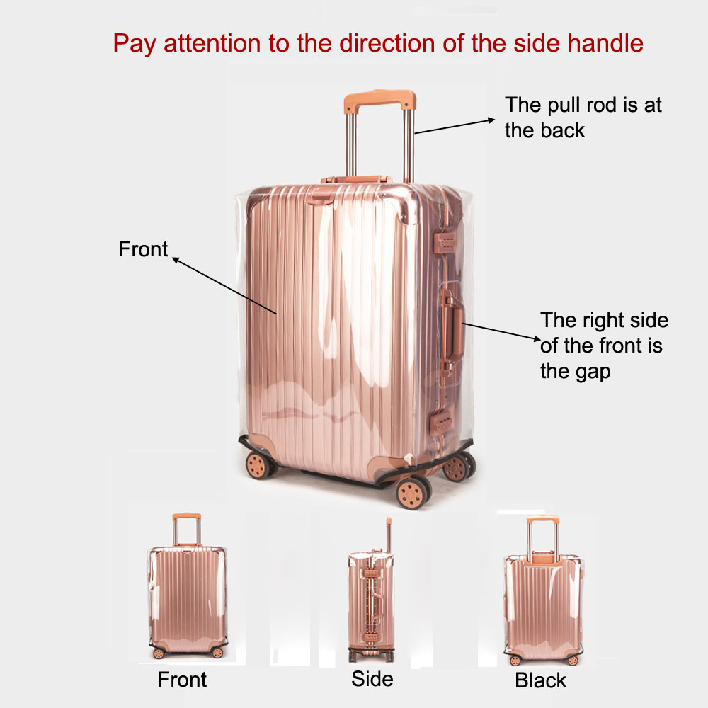 Şeffaf PVC Bagaj Kapağı Su Geç - Luggage Protective Cover Transparent incelemesi ve fiyatı