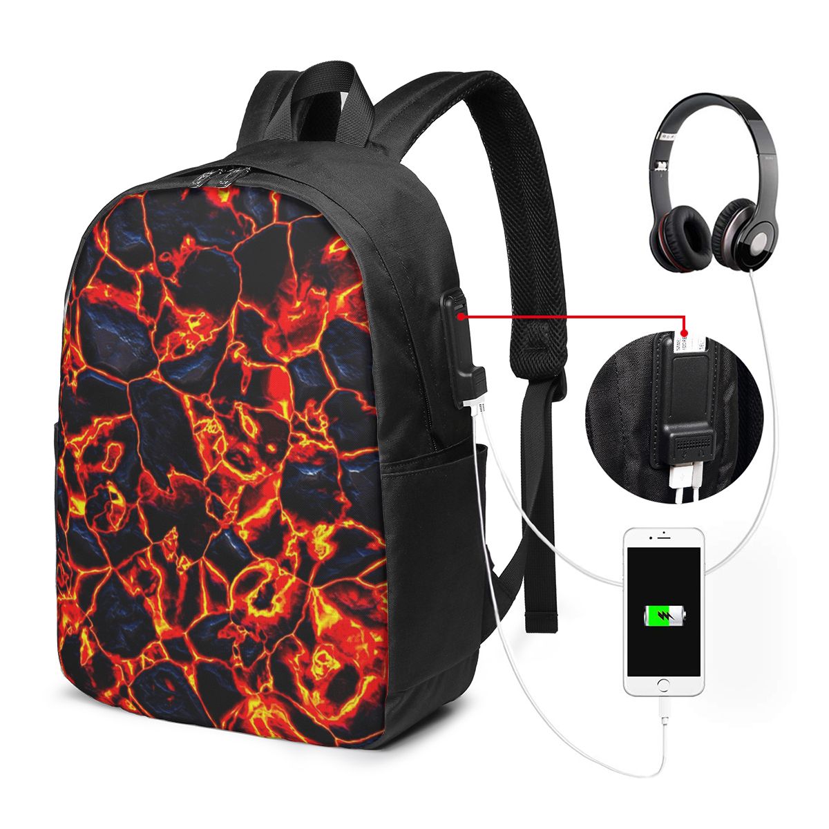 Magma Volkan Lav Ateşi Sırt Ça - Travel Bags incelemesi ve fiyatı
