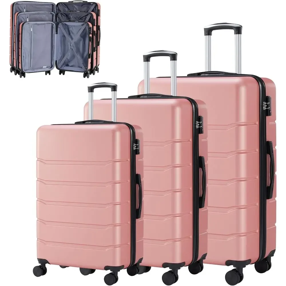 3 Parçalı Büyük Bavul Seti, Çi - Expandable Hard Shell Luggage Set incelemesi ve fiyatı