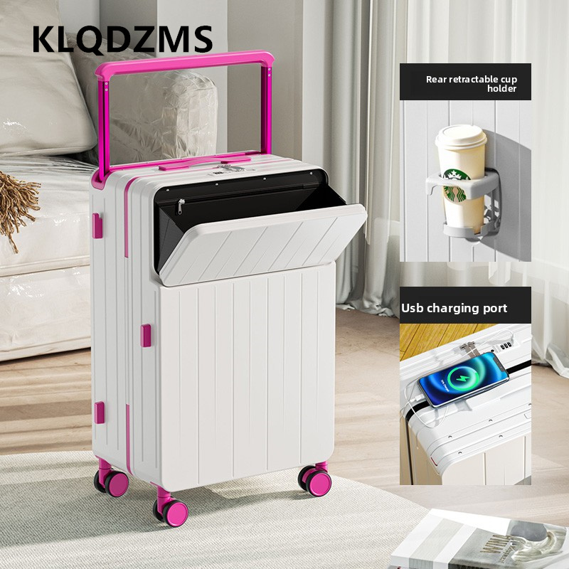 KLQDZMS Çok Fonksiyonlu Bavul  - Front Opening Laptop Luggage 24 Inch incelemesi ve fiyatı