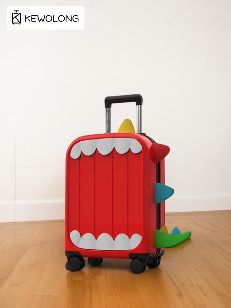 3D Çizgi Film Dinozor Çocuk Va - Spinner Wheel Rolling Suitcase 20 Inch incelemesi ve fiyatı