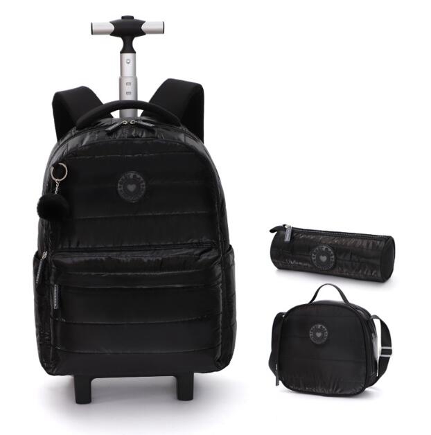 18 inç Okul Çekçekli Sırt Çant - Foldable Rolling Luggage Bag incelemesi ve fiyatı