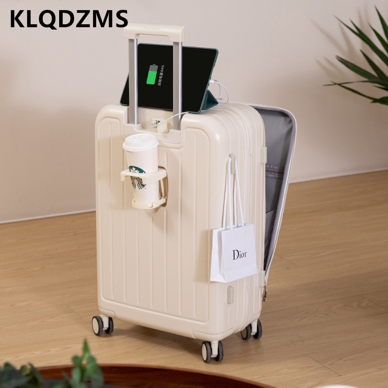 KLQDZMS Çok Fonksiyonlu Bavul  - Front Opening Laptop Luggage 24 Inch incelemesi ve fiyatı