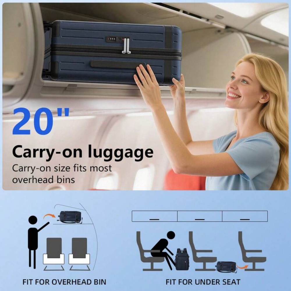 3 Parçalı 20 İnç Kabin Boy Val - Expandable Hard Shell Luggage Set incelemesi ve fiyatı