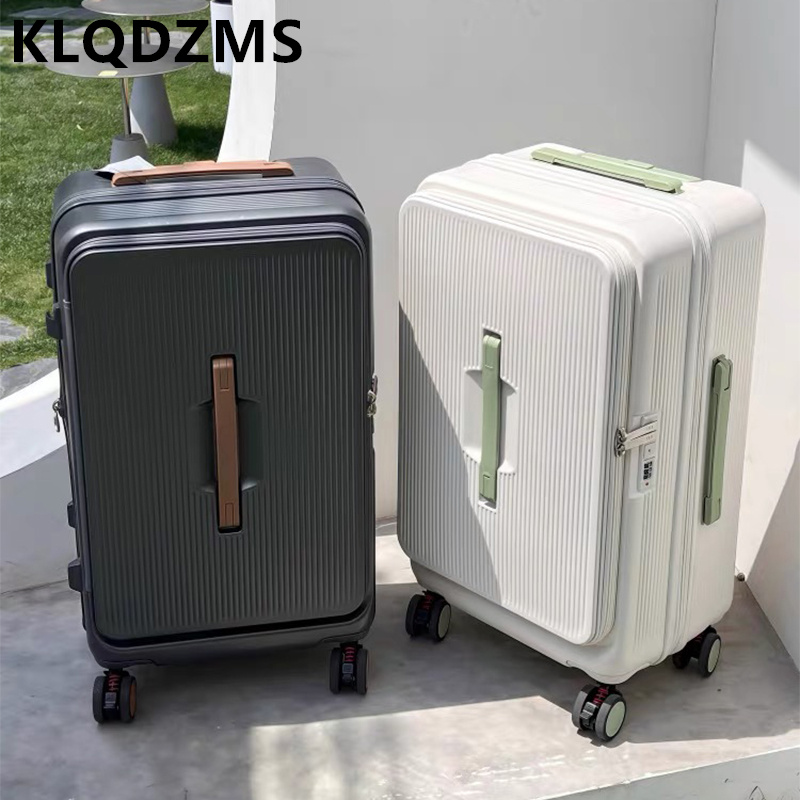 KLQDZMS Tekerlekli Bagaj Çanta - Front Opening Laptop Luggage 24 Inch incelemesi ve fiyatı