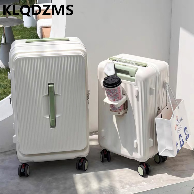 KLQDZMS Tekerlekli Bagaj Çanta - Front Opening Laptop Luggage 24 Inch incelemesi ve fiyatı