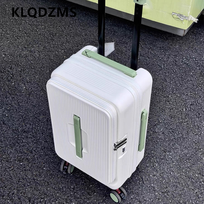 KLQDZMS Tekerlekli Bagaj Çanta - Front Opening Laptop Luggage 24 Inch incelemesi ve fiyatı