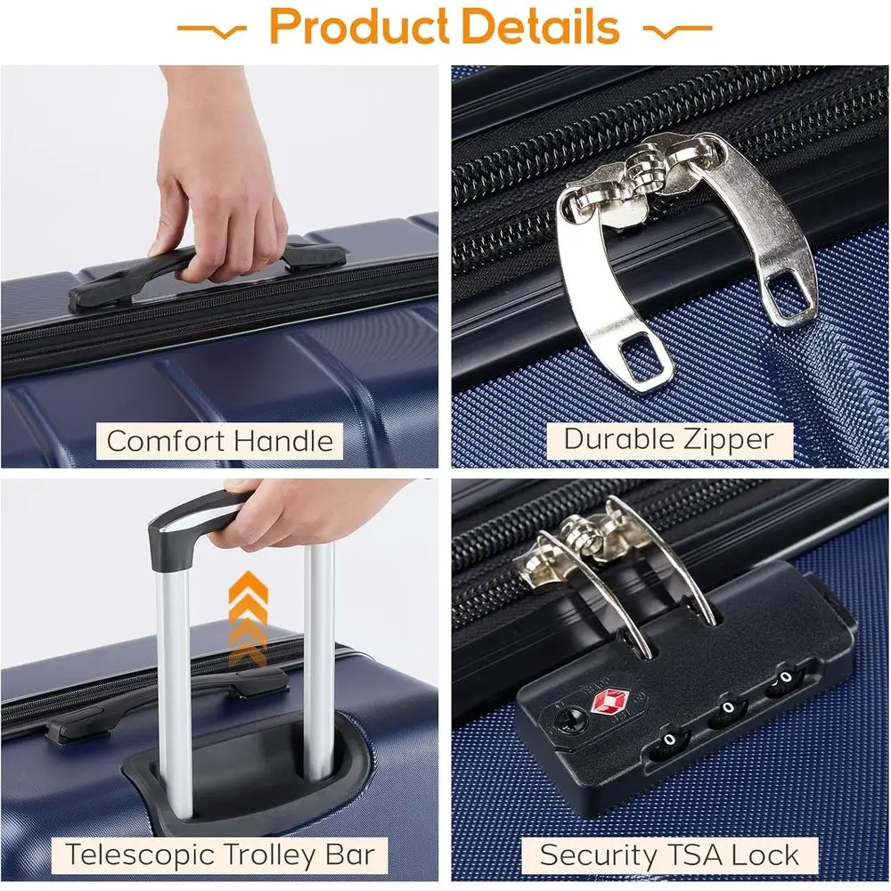 3 Parçalı Sert Kabuklu Genişle - Expandable Hard Shell Luggage Set incelemesi ve fiyatı
