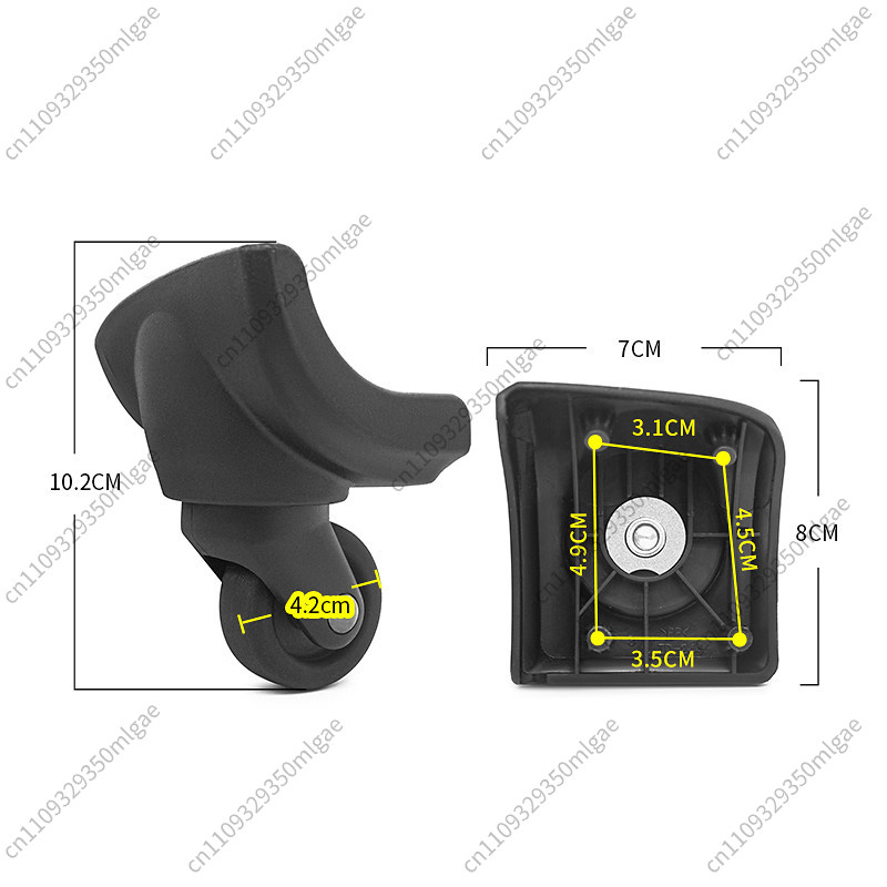 Bagaj Yedek Tekerleği ZD244 BW - Silent Replacement Luggage Wheels incelemesi ve fiyatı