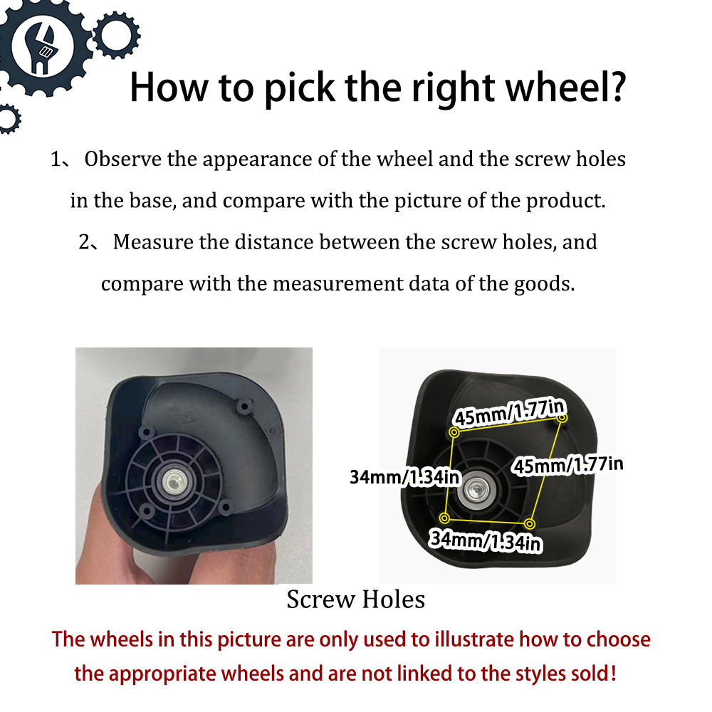 Baixiang NL033 Döner Tekerlek  - Silent Replacement Luggage Wheels incelemesi ve fiyatı