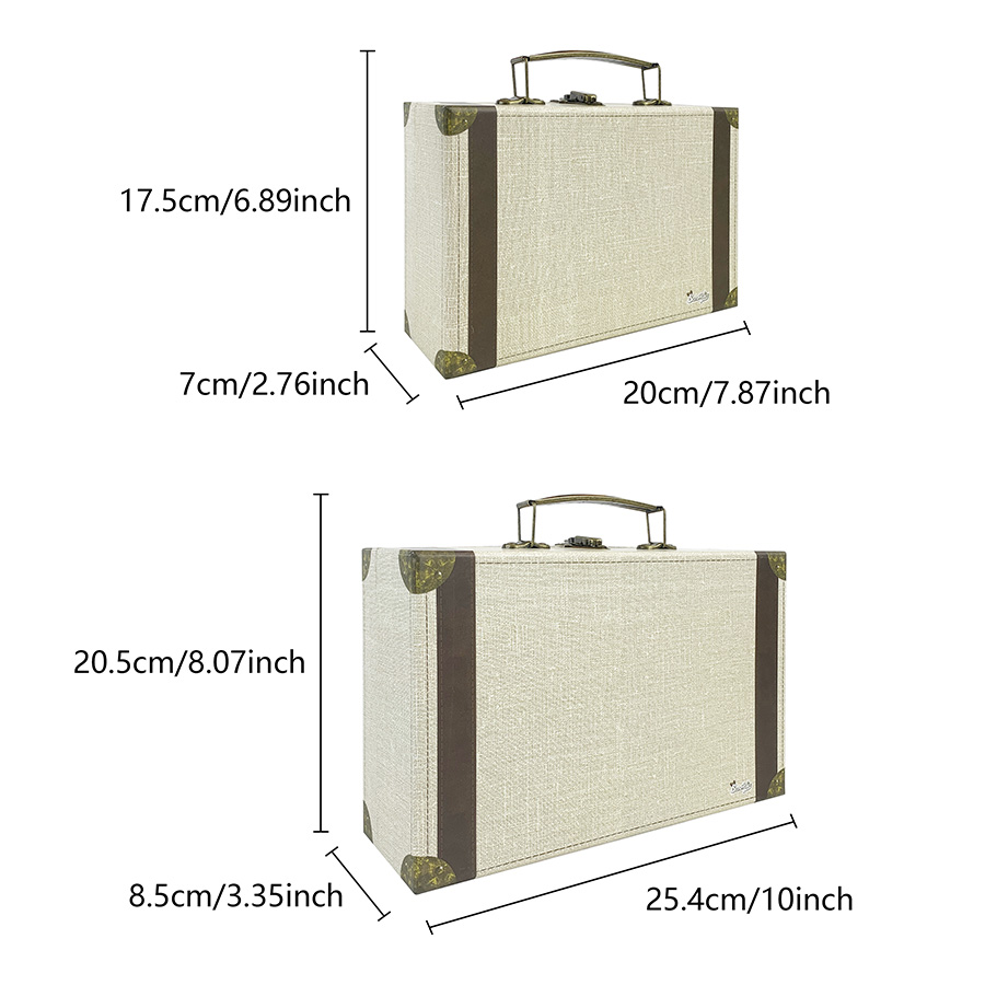 2 adet Vintage Bavul Tarzı Sak - Retro Vintage Trunk Suitcase incelemesi ve fiyatı
