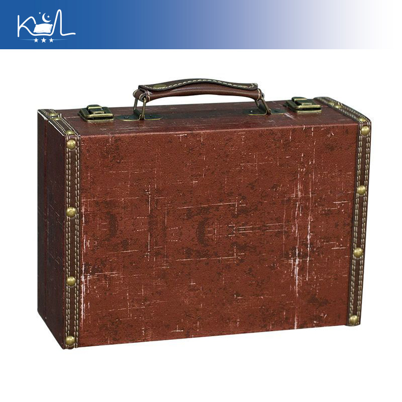 Vintage Kırmızı Dekoratif Bavu - Retro Vintage Trunk Suitcase incelemesi ve fiyatı