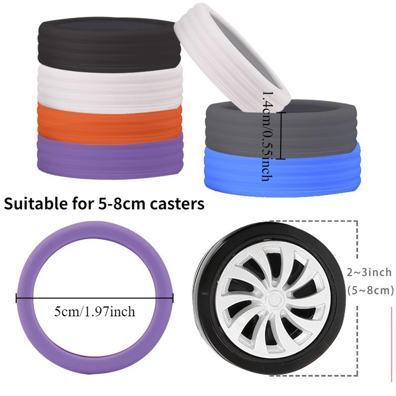 8 adet sessiz bagaj tekerleği  - Silent Replacement Luggage Wheels incelemesi ve fiyatı
