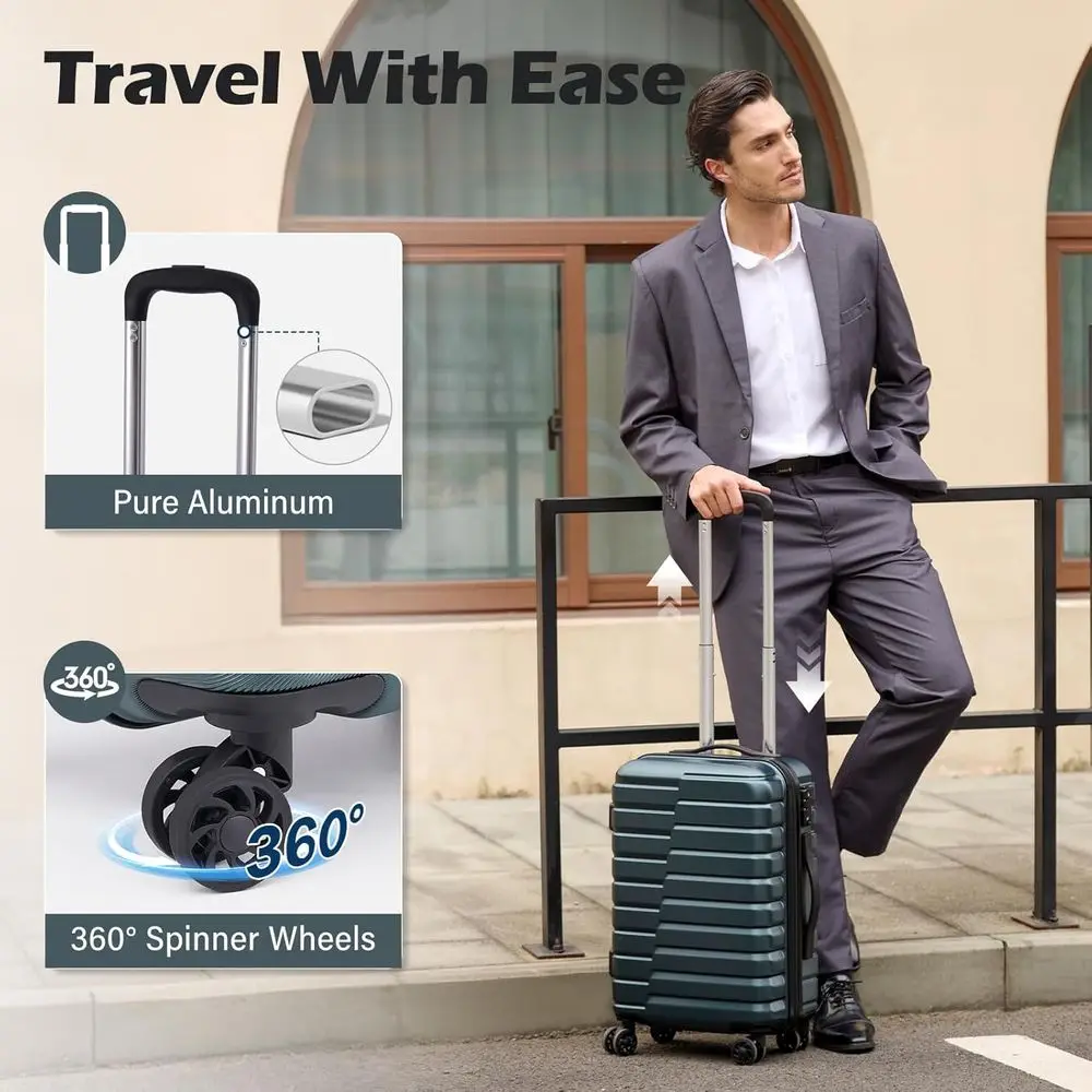 3 Parçalı Sert Kabuklu Döner V - Expandable Hard Shell Luggage Set incelemesi ve fiyatı