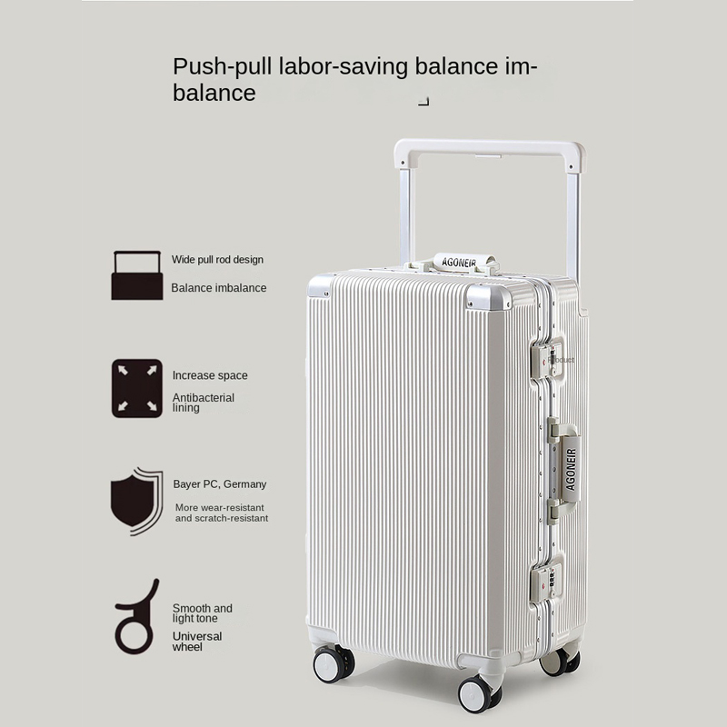 20-22-24-26 İnç Geniş Saplı Se - Aluminum Frame Carry On Luggage incelemesi ve fiyatı